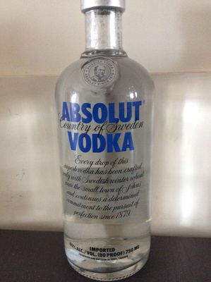 Absolut vodka - 7312040017010