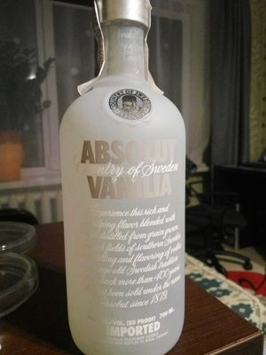 Vanilla flavored vodka - 7312040060702