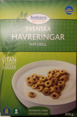Frebaco Kvarn Svenska havreringar naturell - 7312560057404