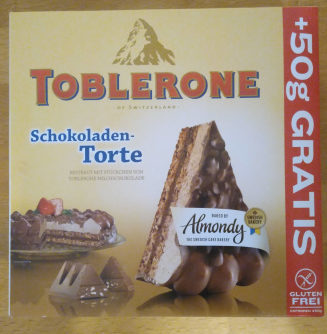 Toblerone schokoladen torte - 7312930002744