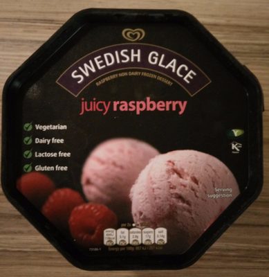 Swedish Glace Raspberry Non Dairy Frozen Dessert - 7313112064048