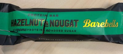 Hazelnut & nougat protein bar - 7340001801972