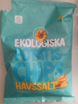 Ekologiska potatis-chips havssalt - 7340083473135