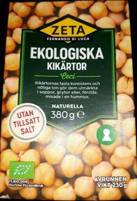 Ekologiska kikärtor - 7350002402955