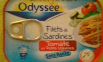 Filets de sardines tomate et petits légumes sans huile - 7371862655893