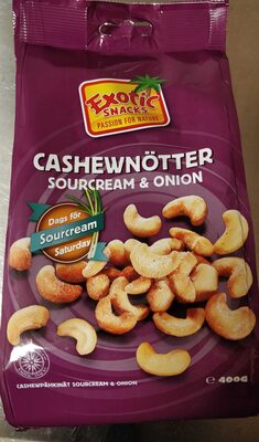 Cashewnötter Sourcream & Onion - 7391814064443
