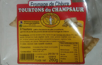 Tourtons du Champsaur - Fromage de Chèvre - 7401457002105