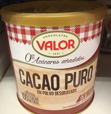 Cacao puro en polvo valor - 7410148000658