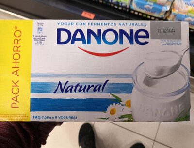 Yogur Danone natural (pack ahorro) - 7410546440360