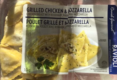 Ravioli de poulet grillé et mozzarella  - 74275332668