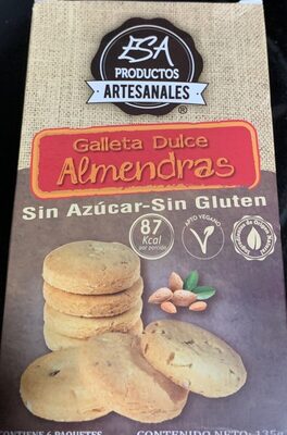 Galleta dulce Almendras - 7443007455184