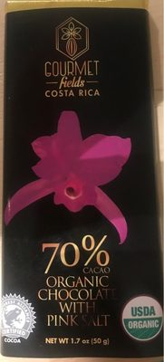 Organic Chocolate With Pink salt 70% - 7443015120678
