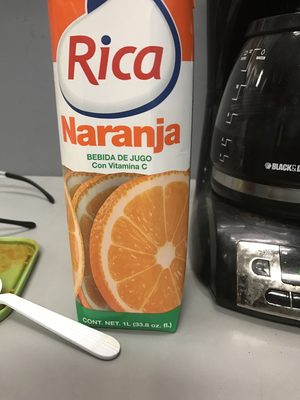 Rica, Juice Drink With Vitamins A & C, Orange - 7460111102520