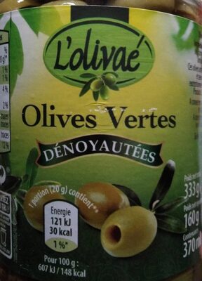 Olives vertes dénoyautées - 74681433
