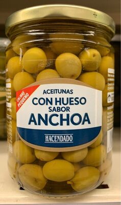Aceituna con hueso sabor anchoa - 7480056332059
