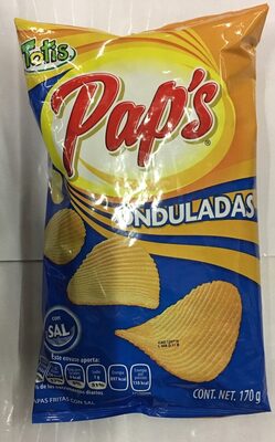 Pap's Onduladas con sal - 7500366001404