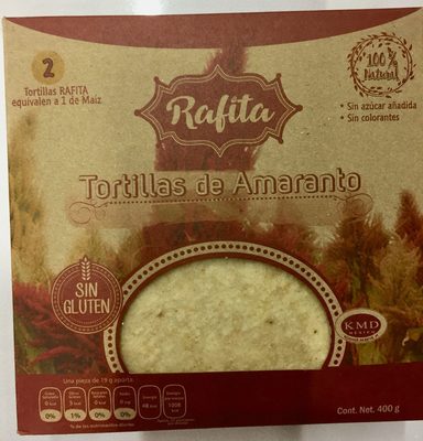 Rafita Tortillas de Amaranto - 7500462124755