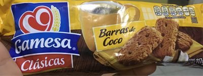 Gamesa Barras De Coco - 7501000669509