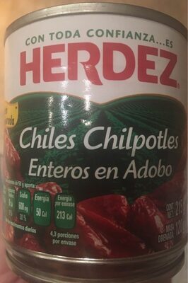 Chiles Chilpotles Enteros en Adobo - 7501003103352