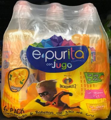 Epurita essentials con jugo de Mango 6 pack - 7501022012499