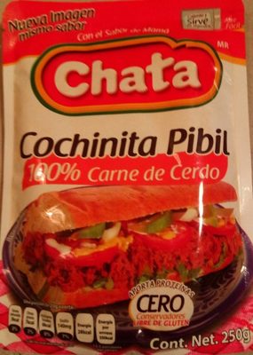 Chata, cochinita pibil shredded pork meat - 7501023535041