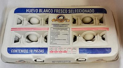Guadalupe Huevo blanco fresco seleccionado - 7501476800116
