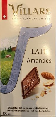Chocolat lait amandes - 7610036002799