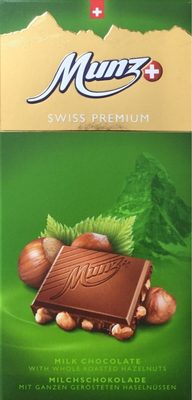 Munz Swiss Premium Milch / Nuss - 7610041080102