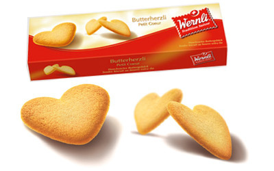 Wernli Butterherzli 100g - 7610062000073