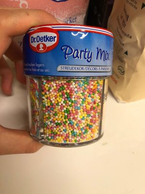 Dr. Oetker Streudekor Party Mix 80G - 7610089365001