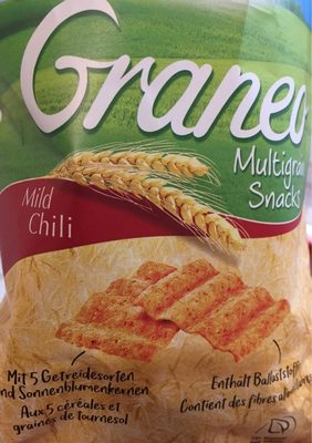 Graneo Multigrain Snacks Mild Chili - 7610095180001