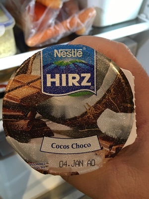 Hirz  Yogourt avec morceaux de chocolat et noix de coco - 7610100725029