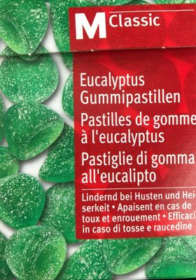 pastilles de gomme à l'eucalyptus - 7610167630007