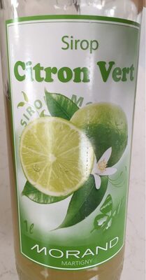 Sirop Citron Vert Morand 1 l, 1 Bouteille - 7610173092912