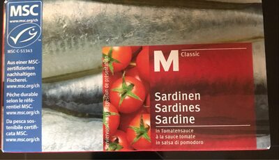 M-Classic MSC Sardinen in Tomatensauce - 7610200026897