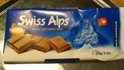 Swiss Alps chocolat Lait 100G - 7610209531521