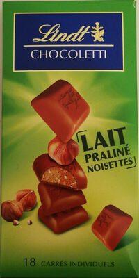 Chocoletti, lait praliné noisettes - 7610400084895