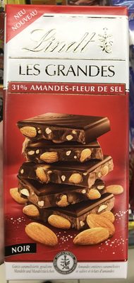 Les Grandes 31% Amandes - Fleur de Sel Noir - 7610400085946