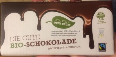 Plant for the Planet Die Gute BIO Schokolade Fairtrade 100G - 7610815028774