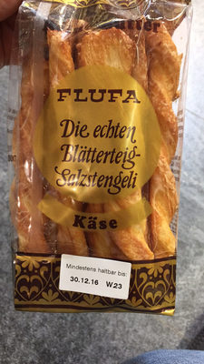 FLUFA Die echten Blätterteig-Salzstengeli Käse - 7610979010202