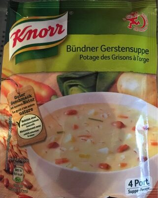 Knorr Bündner Gerstensuppe 108g - 7611100047425