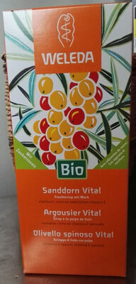 Sanddorn Vital - Fruchtsirup mit Mark - 7611916159046