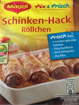 Schinken-Hack Röllchen - 7613030717836