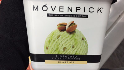 Classics, pistache - Crème glacée avec sauce pistache (10%) et morceaux de pistache (3.5%) - 7613030871736