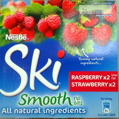 Ski Smooth 2xRaspberry 2xStrawberry - 7613031418947