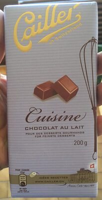 Chocolat au lait. Pâtissier - 7613032632496