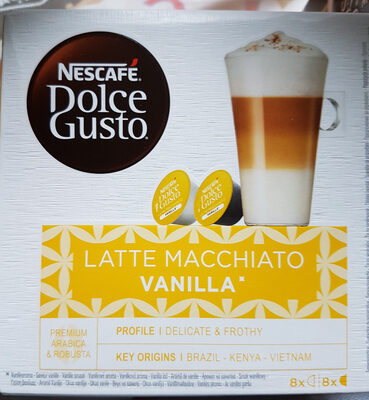 3 x Nescafé Dolce Gusto Capsules Latte Macchiato Vanilla (je 16 Capsules) Ea - 7613032870638