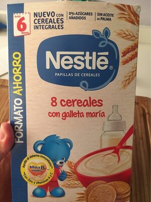 8 cereales con galleta maria - 7613033317569