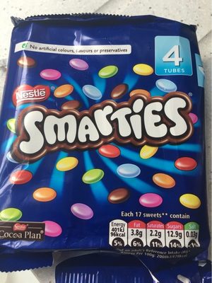 Smarties 4 Pack 152G - 7613033538452