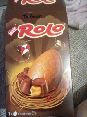 Milk chocolate egg filled with rolo chocolates - 7613034240712